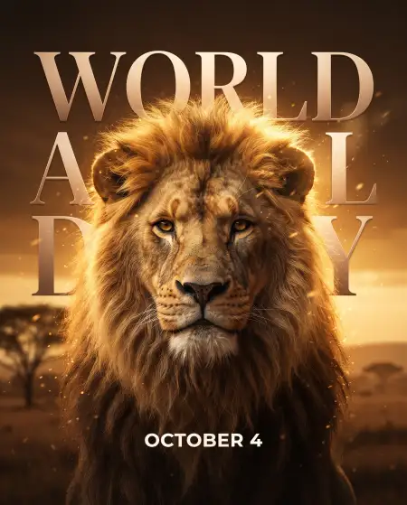 world animal day lion images 2026 - World Animal Day 2026