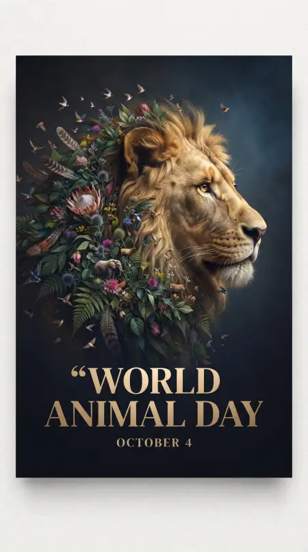 world animal day poster design 2026 - World Animal Day 2026