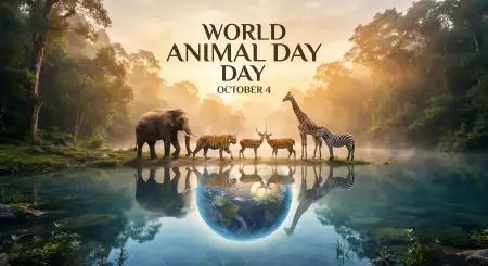 world animal day realistic animal images 2026 - World Animal Day 2026