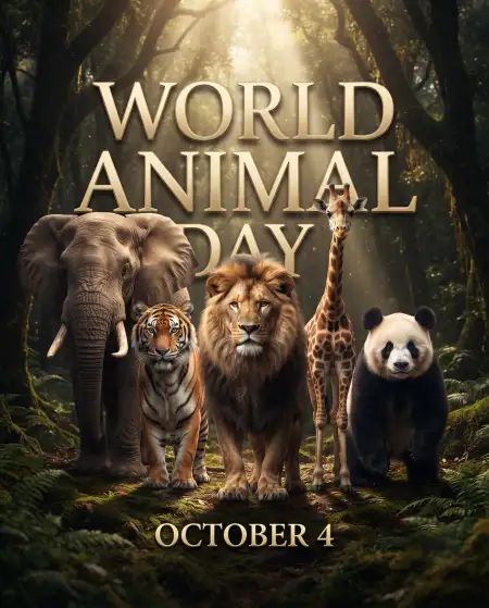 world animal day wild animals images 2026