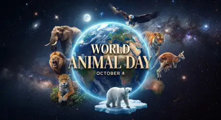 world animal day wishes images 2026