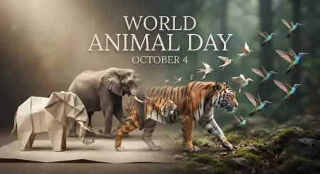 world animal day wishes with quotes 2026