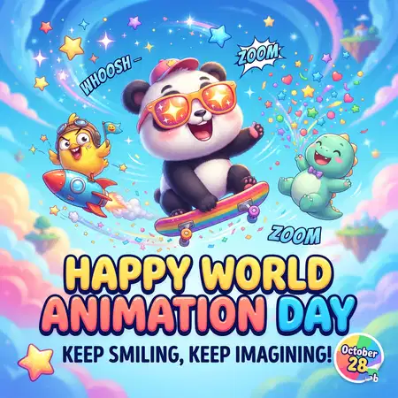 world animation day 2026 2d cartoon art - World Animation Day 2026