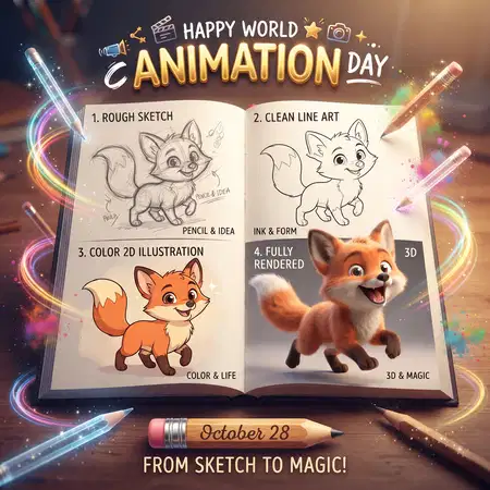 world animation day 2026 animated movie characters - World Animation Day 2026
