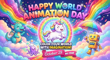 world animation day 2026 cartoon characters - World Animation Day 2026