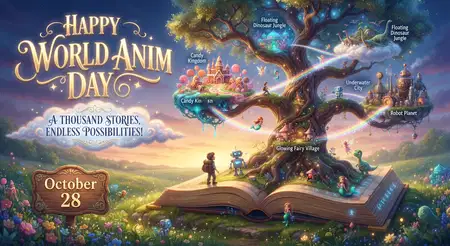 world animation day 2026 cartoon family - World Animation Day 2026