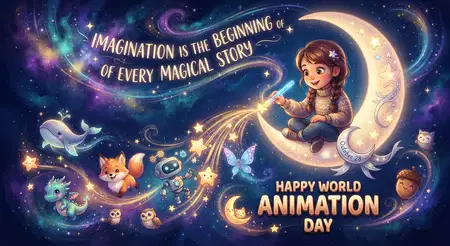 world animation day 2026 creative animation artwork - World Animation Day 2026