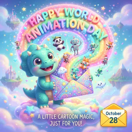 world animation day 2026 magical cartoon world - World Animation Day 2026