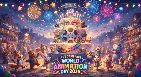 World Animation Day 2026 Poster - World Animation Day 2026
