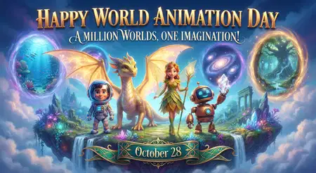 World Animation Day 2026 Wishes - World Animation Day 2026
