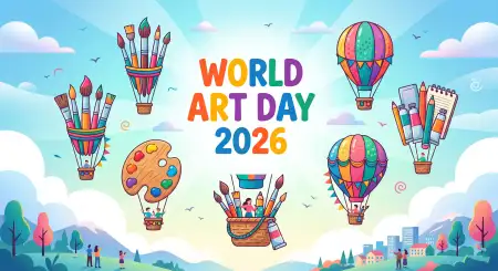 Free World Art Day 2026 Celebration Ideas Image Download