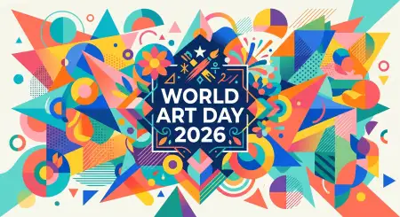 Free World Art Day 2026 Quotes 2 Image Download
