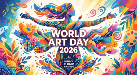 Free World Art Day 2026 Social Media Post Ideas Image Download