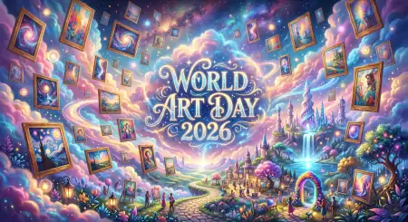 Free World Art Day 2026 Theme Image Download