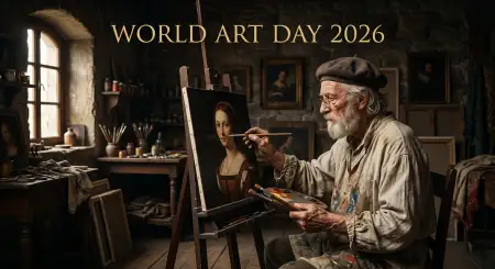 Free World Art Day 2026 Transparent Images Image Download