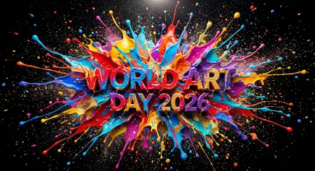 Free World Art Day Paint Brush Png 2 Image Download