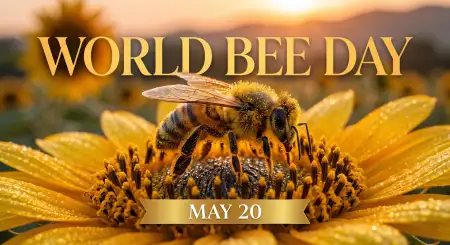 World Bee Day 2026 Aesthetic Wallpaper 4k - Free World Bee Day 2026 Download