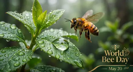 World Bee Day 2026 Facebook Cover Images - Free World Bee Day 2026 Download