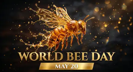 World Bee Day 2026 Hd Wallpaper Download - Free World Bee Day 2026 Download