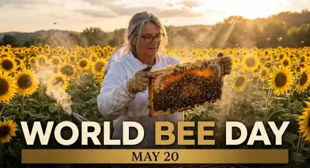 World Bee Day 2026 High Resolution Images - Free World Bee Day 2026 Download