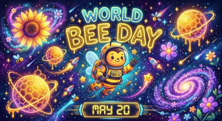 World Bee Day 2026 Instagram Post Design - Free World Bee Day 2026 Download