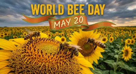 World Bee Day 2026 Pollination Awareness - Free World Bee Day 2026 Download