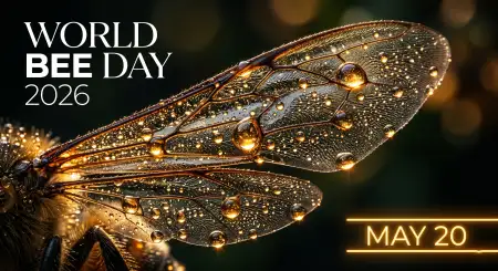 World Bee Day 2026 Twitter Cover Photo - Free World Bee Day 2026 Download