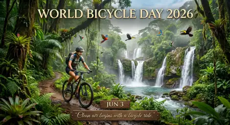 World Bicycle Day 2026 Ai Generated Poster - Free World Bicycle Day 2026 Download