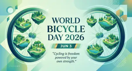 World Bicycle Day 2026 Community Cycling Event - Free World Bicycle Day 2026 Download