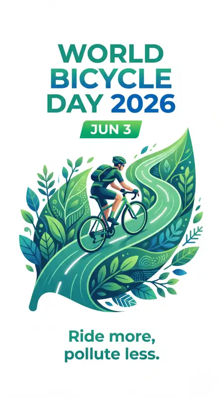 World Bicycle Day 2026 Cycling Event Ideas - Free World Bicycle Day 2026 Download