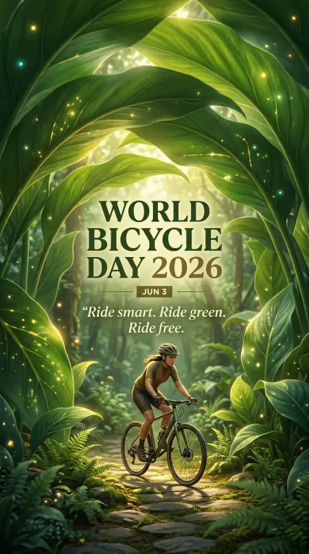 World Bicycle Day 2026 Event Poster - Free World Bicycle Day 2026 Download