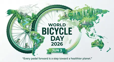 World Bicycle Day 2026 Healthy Living Campaign - Free World Bicycle Day 2026 Download