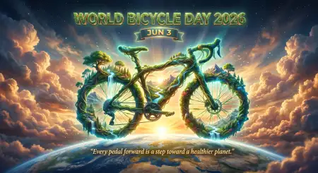 World Bicycle Day 2026 Professional Banner Design - Free World Bicycle Day 2026 Download