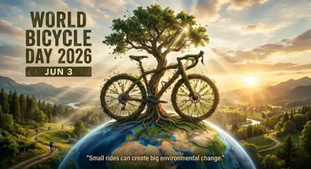 World Bicycle Day 2026 Sustainable Transport Poster - Free World Bicycle Day 2026 Download