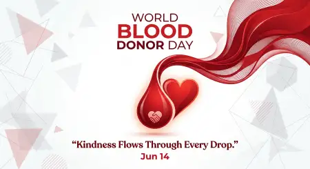 World Blood Donor Day 2026 Blood Donation Quote Graphics - Free World Blood Donor Day 2026 Download