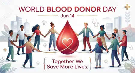 World Blood Donor Day 2026 Blood Drive Template - Free World Blood Donor Day 2026 Download