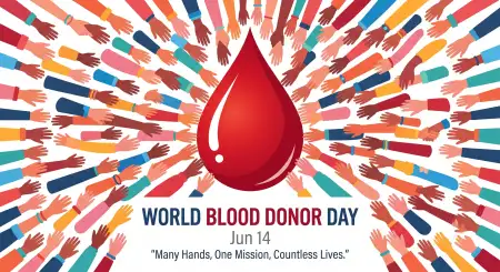World Blood Donor Day 2026 Community Awareness Social Post - Free World Blood Donor Day 2026 Download