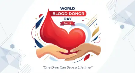 World Blood Donor Day 2026 Creative Blood Drop Social Post - Free World Blood Donor Day 2026 Download