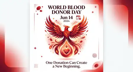 World Blood Donor Day 2026 Creative Flyer - Free World Blood Donor Day 2026 Download