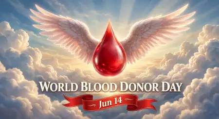 World Blood Donor Day 2026 Digital Banner - Free World Blood Donor Day 2026 Download