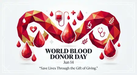 World Blood Donor Day 2026 Free Vector Download - Free World Blood Donor Day 2026 Download