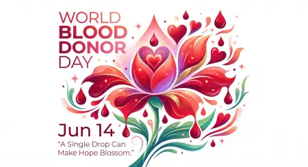 World Blood Donor Day 2026 Healthcare Promotional Banner - Free World Blood Donor Day 2026 Download