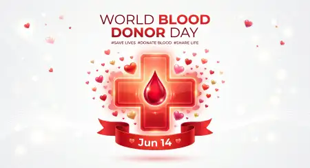 World Blood Donor Day 2026 High Engagement Blood Donation Social Media Post - Free World Blood Donor Day 2026 Download