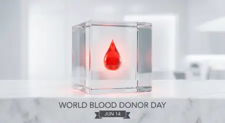 World Blood Donor Day 2026 Linkedin Post Template - Free World Blood Donor Day 2026 Download