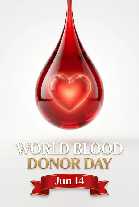 World Blood Donor Day 2026 Ngo Poster Design - Free World Blood Donor Day 2026 Download