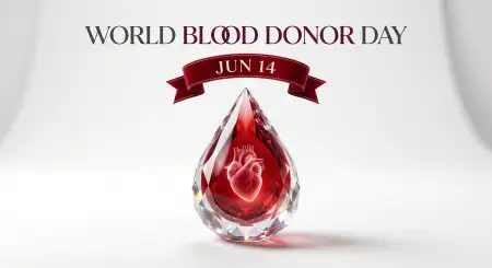 World Blood Donor Day 2026 Printable Flyer - Free World Blood Donor Day 2026 Download