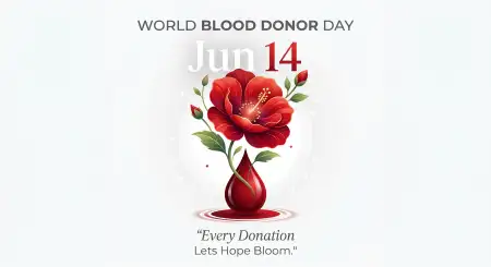 World Blood Donor Day 2026 Printable Poster - Free World Blood Donor Day 2026 Download