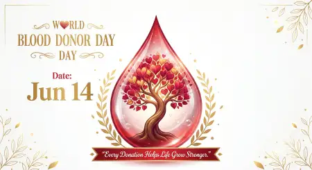 World Blood Donor Day 2026 X Twitter Banner - Free World Blood Donor Day 2026 Download