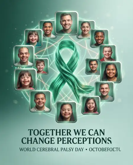 world cerebral palsy day abstract background 2026 - World Teachers Day 2026 Background