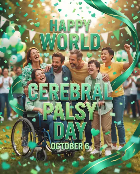world cerebral palsy day professional banner 2026